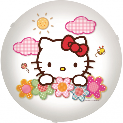  Plafon  Infantil Hello  Kitty  Bivolt 2xE 27 60W Startec Eletro Soberano