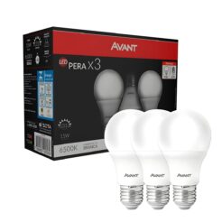 LAMPADA LED 15W EMBALAGEM COM 03 PECAS AVANT