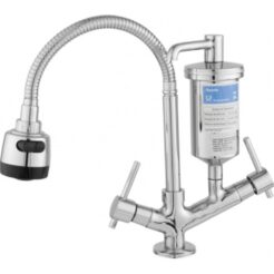 TORNEIRA COM FILTRO BANCADA GOURMET EDRA IMPACTO