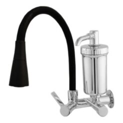 TORNEIRA GOURMET C/FILTRO 1/4 VOLTA PRETA POLAR METAIS