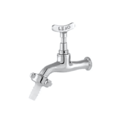 TORNEIRA JARDIM CROMADA C/BICO 1/2 CHAVETA LEAO