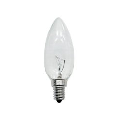 LAMPADA CHUPETA 7X127 E-14 TRANSPARENTE BRASFORT