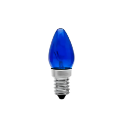 LAMPADA CHUPETA 7X127 E14 AZUL SADOKIM/EMPALUX