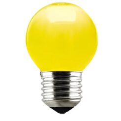 LAMPADA BOLINHA AMARELA 15X127 E-27 TASCHIBRA