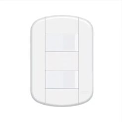 Eletro Soberano|INTERRUPTOR 2 TCL SIMPLES DIST 16A C/P BLANC FAME