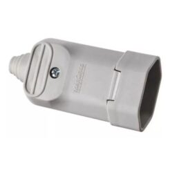 PLUGUE FEMEA CINZA 2P+T TMD11-3 PA016322 MARGIRIUS