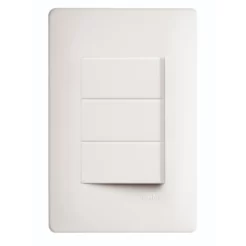 INTERRUPTOR SIMPLES 3 TECLAS HABITAT FAME 2095