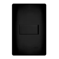 INTERRUPTOR SIMPLES 16A 250V HABITAT BLACK FAME