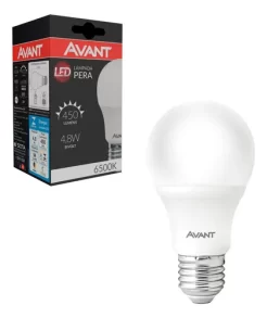 LAMPADA LED PERA 4,8W BIVOLT 6500K 480LM AVANT
