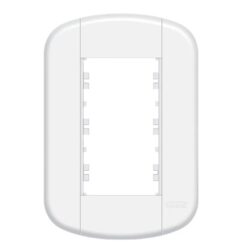 PLACA 4X2 3 MODULOS HORIZONTAIS 3939 BLANC FAME