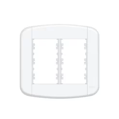 PLACA 4X4 6 MODULOS 3941 BLANC FAME