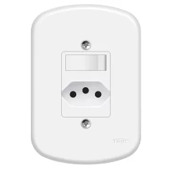 INTERRUPTOR SIMPLES E TOMADA 2P+T10A BLANC FAME