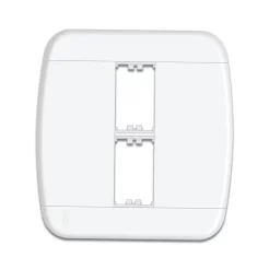 PLACA 4X4 2 MODULOS 3942 BLANC FAME