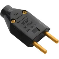 PINO BIPOLAR 2P PRETO 10A/250V FAME 1461